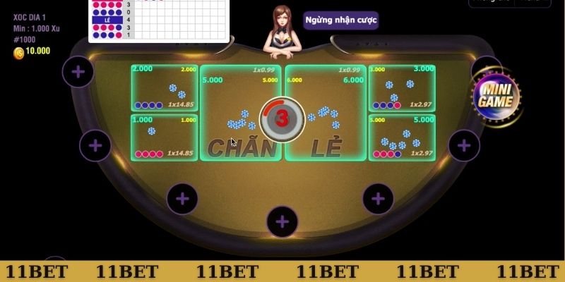 Cập nhật tỷ lệ thưởng xóc đĩa 11Bet