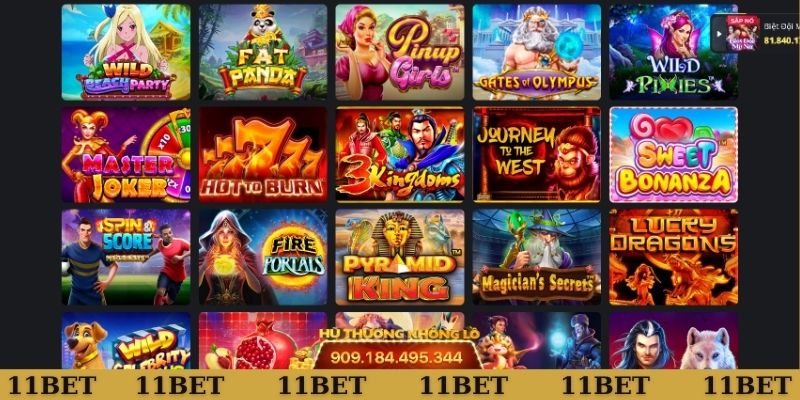 PP cung cấp đa dạng các dòng slot game